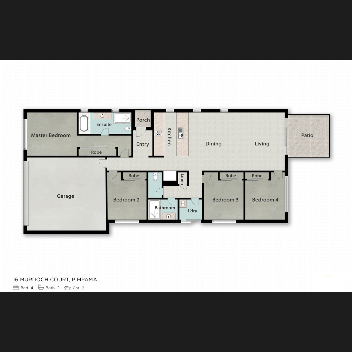 Floorplan of Homely house listing, 16 Murdoch Court, Pimpama QLD 4209