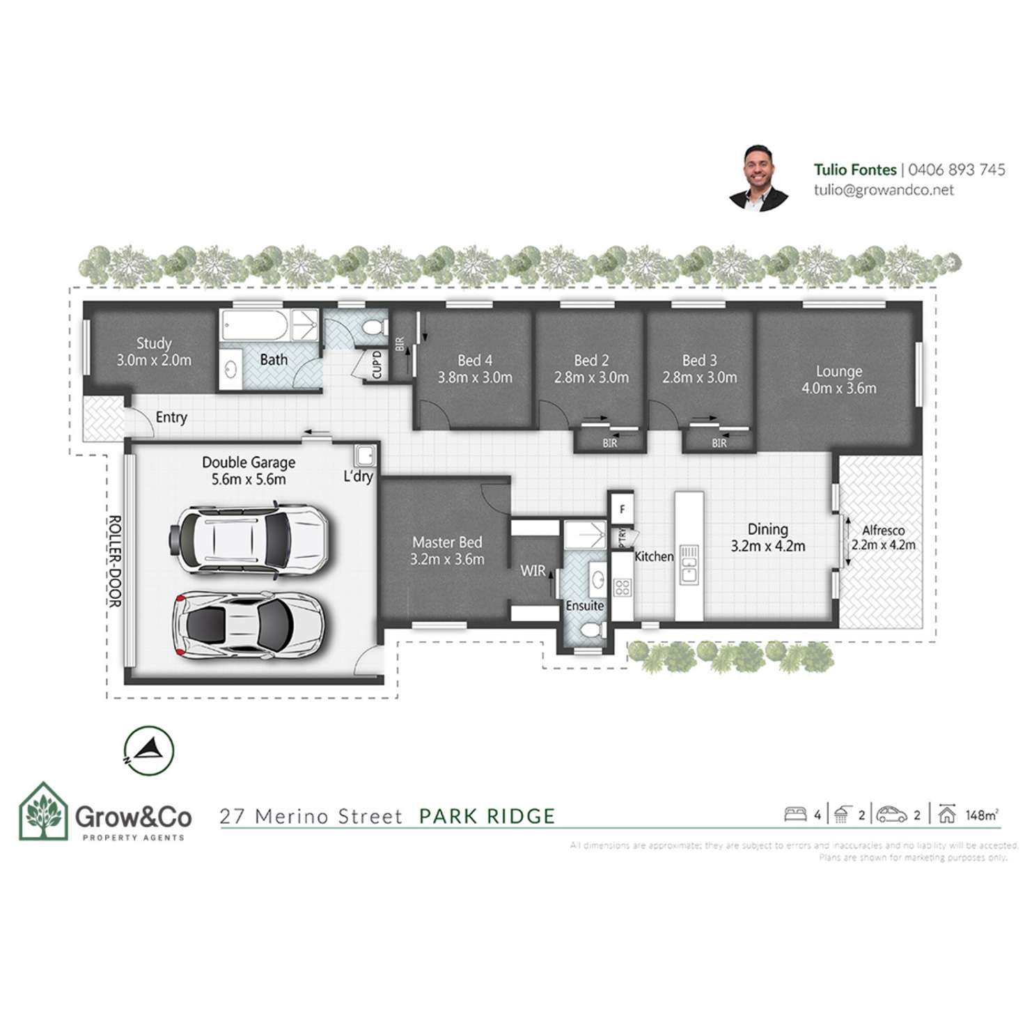 Floorplan of Homely house listing, 27 Merino Street, Park Ridge QLD 4125