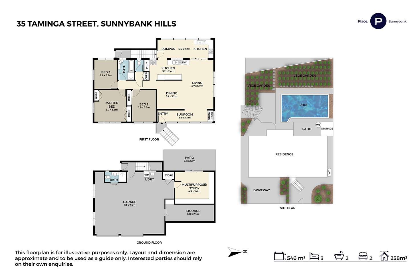 Floorplan of Homely house listing, 35 Taminga Street, Sunnybank Hills QLD 4109