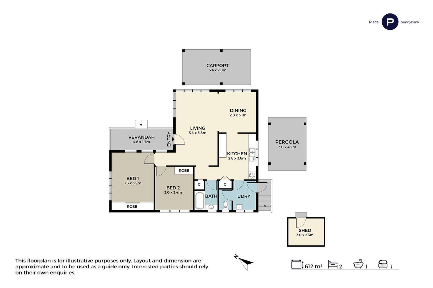 Floorplan of Homely house listing, 14 Bywood Street, Sunnybank Hills QLD 4109