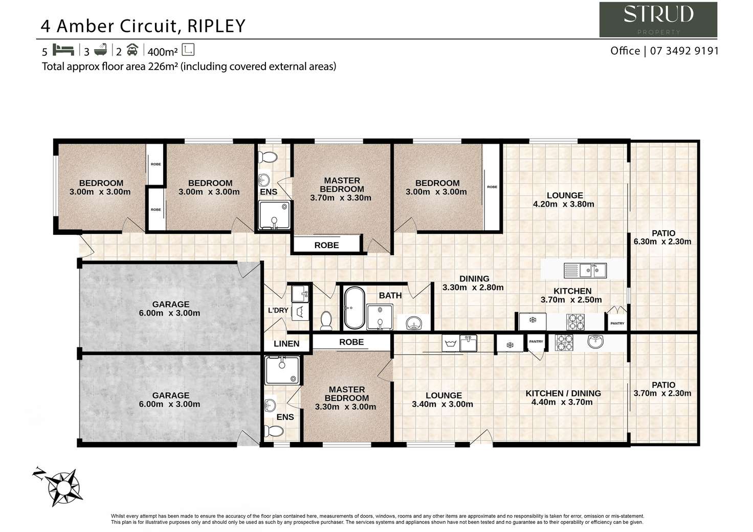 Floorplan of Homely house listing, 4 Amber Circuit, Ripley QLD 4306
