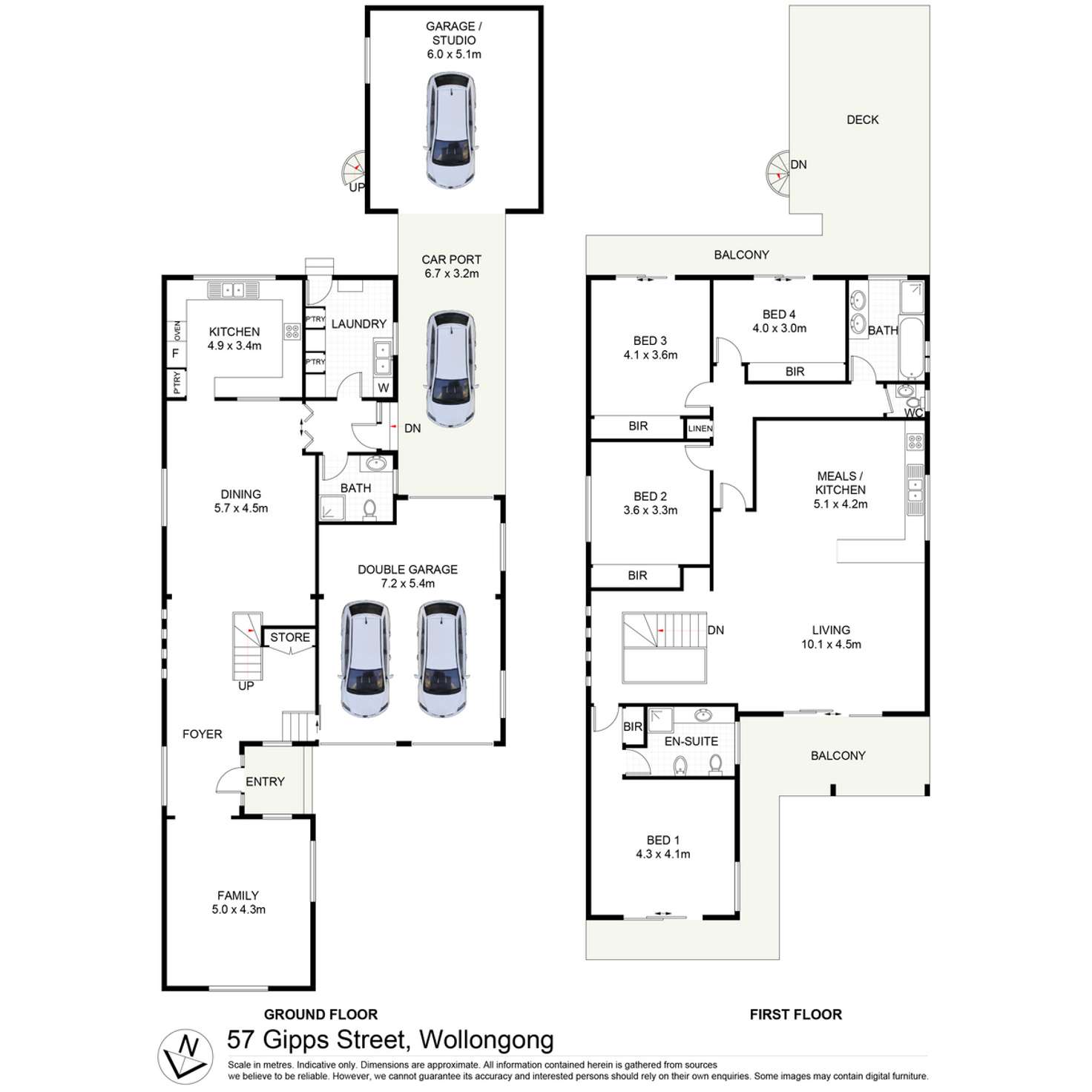 Floorplan of Homely house listing, 57 Gipps Street, Wollongong NSW 2500