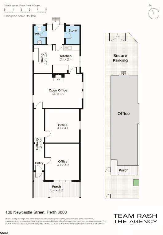 Floorplan of Homely house listing, 186 Newcastle Street, Perth WA 6000