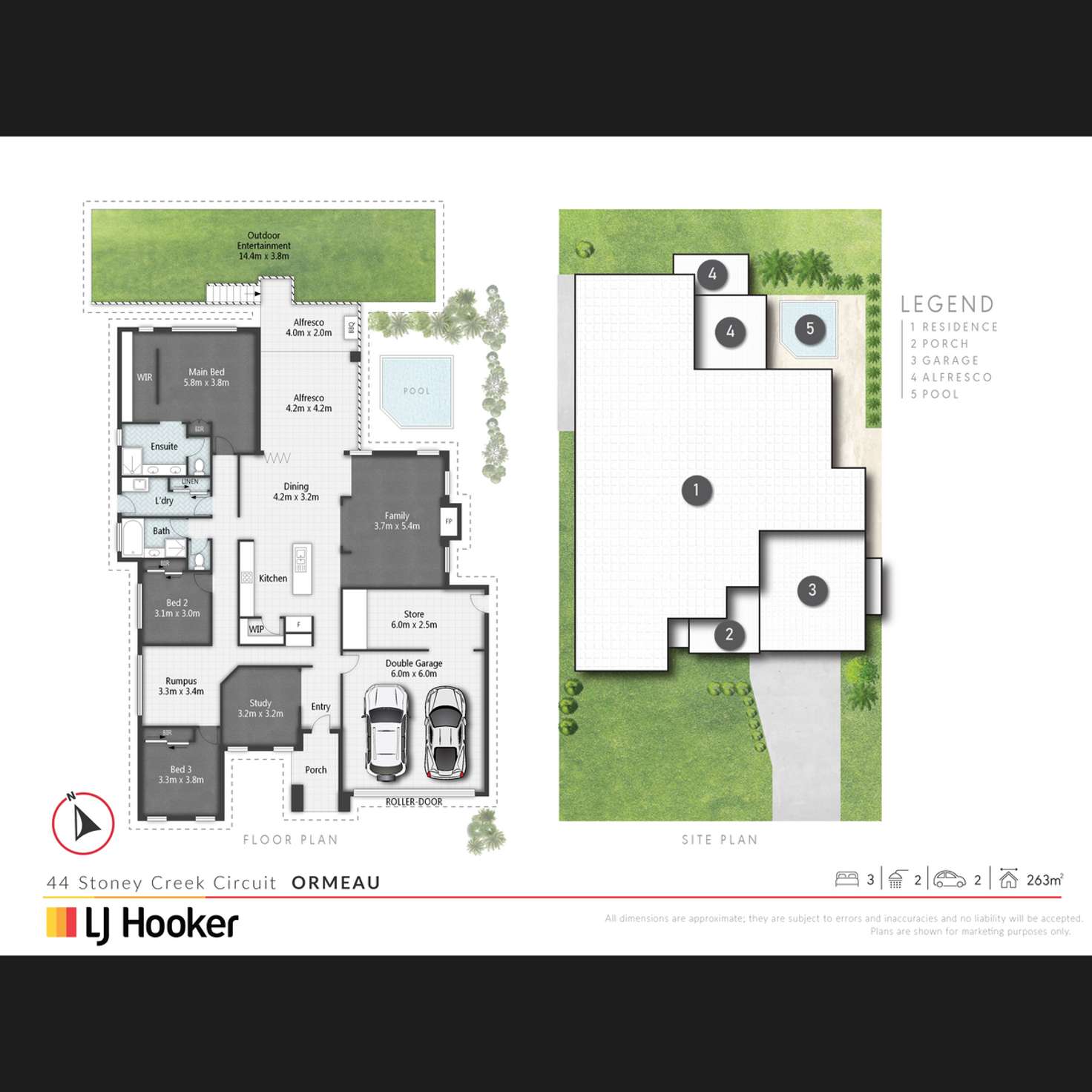 Floorplan of Homely house listing, 44 Stoney Creek Circuit, Ormeau QLD 4208