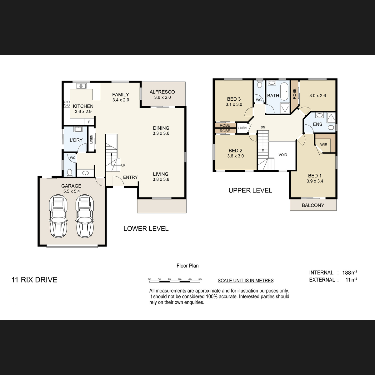 Floorplan of Homely house listing, 11 Rix Drive, Upper Coomera QLD 4209
