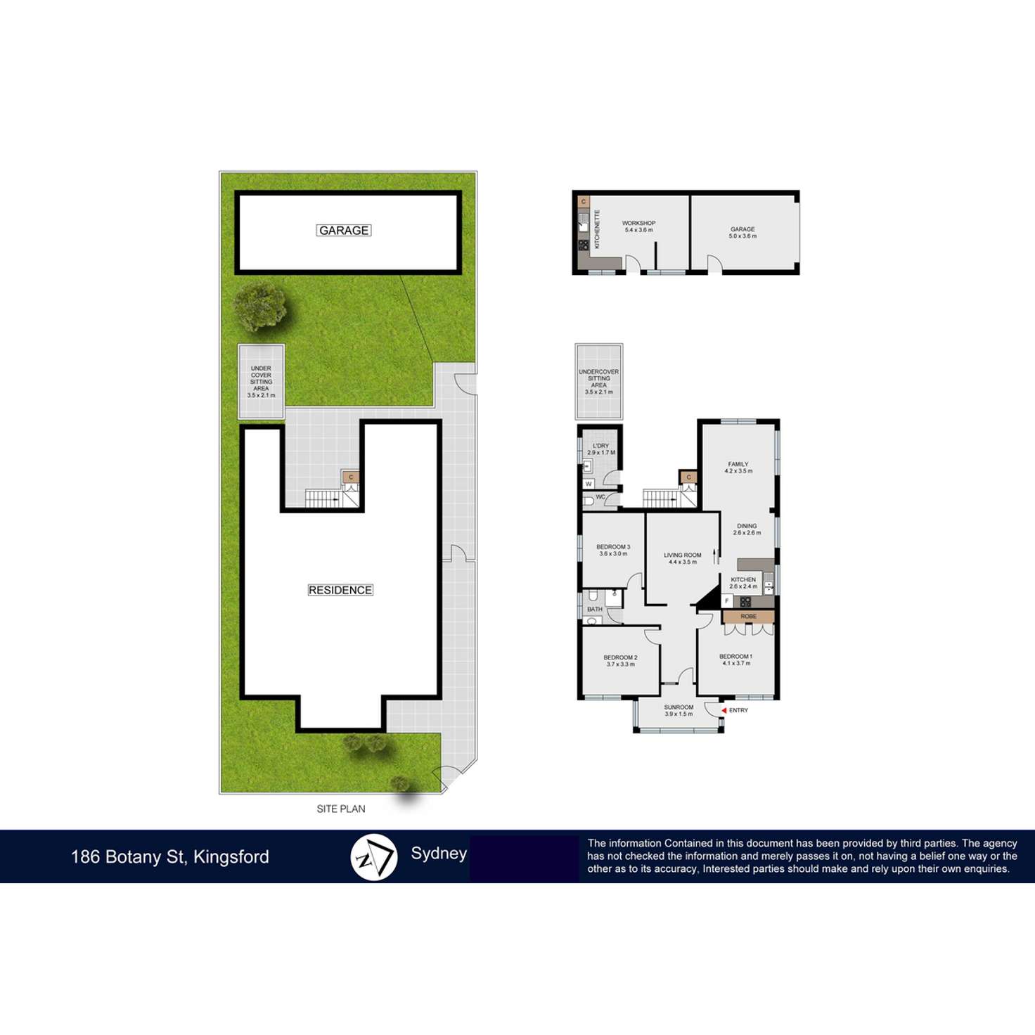 Floorplan of Homely house listing, 186 Botany Street, Kingsford NSW 2032