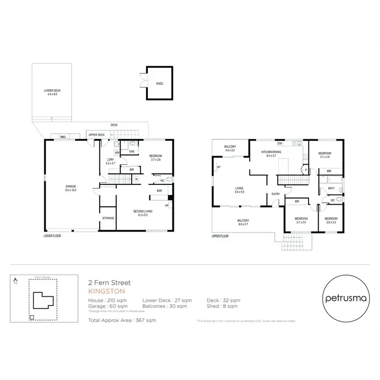 Floorplan of Homely house listing, 2 Fern Street, Kingston TAS 7050