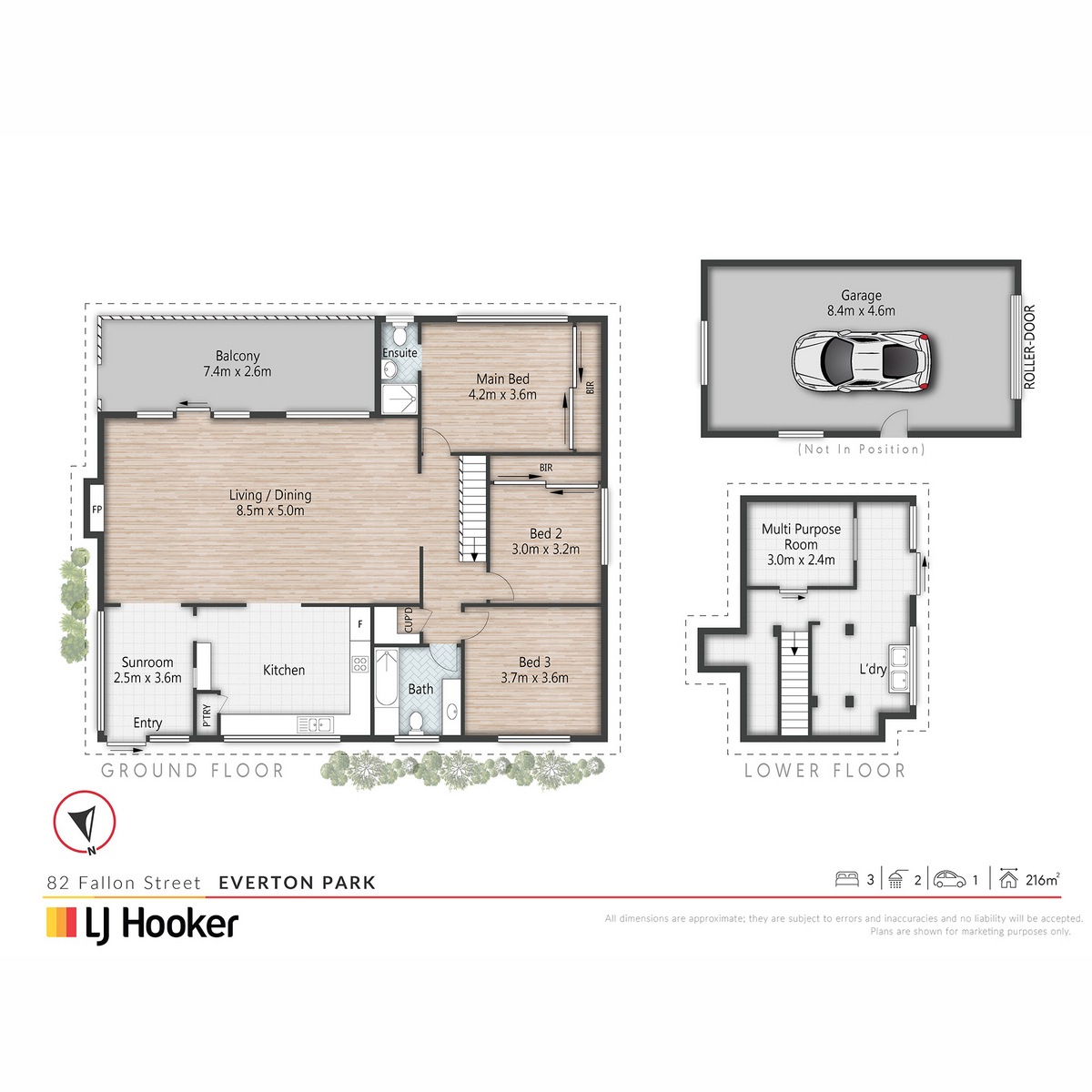 Floorplan of Homely house listing, 82 Fallon Street, Everton Park QLD 4053