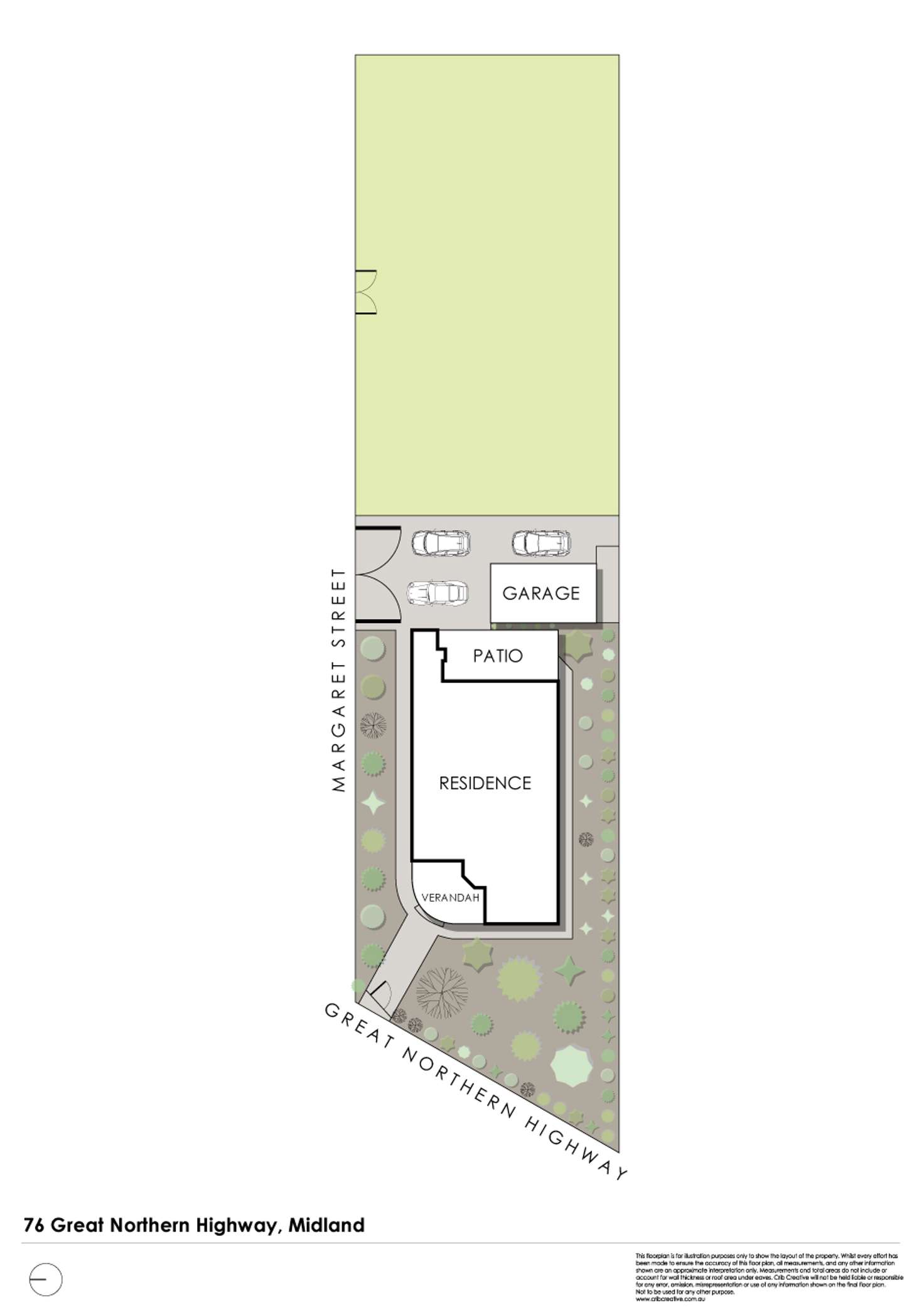 Floorplan of Homely house listing, 76 Great Northern Highway, Midland WA 6056