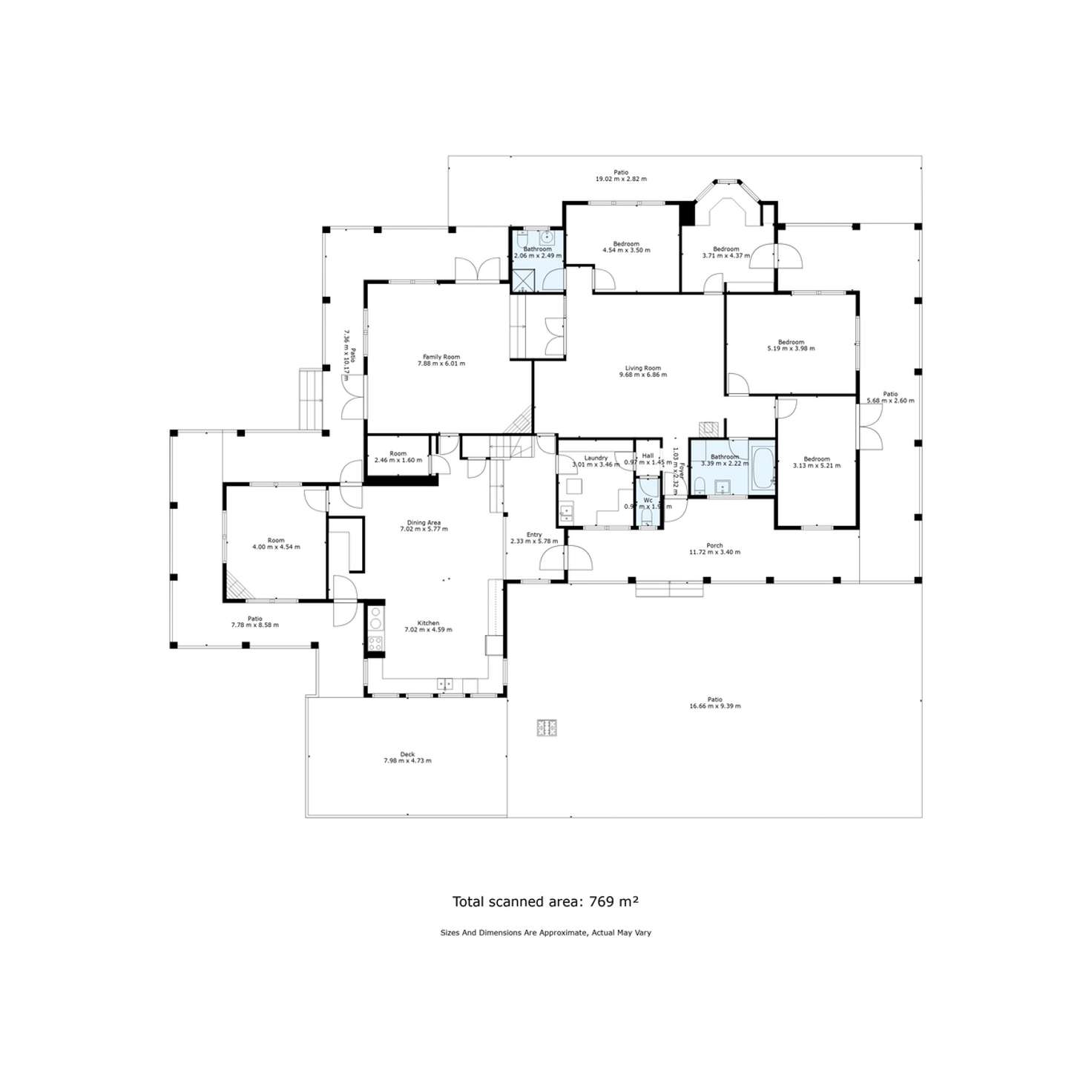 Floorplan of Homely farmlet listing, 334 Gentle Road, Gundowring VIC 3691