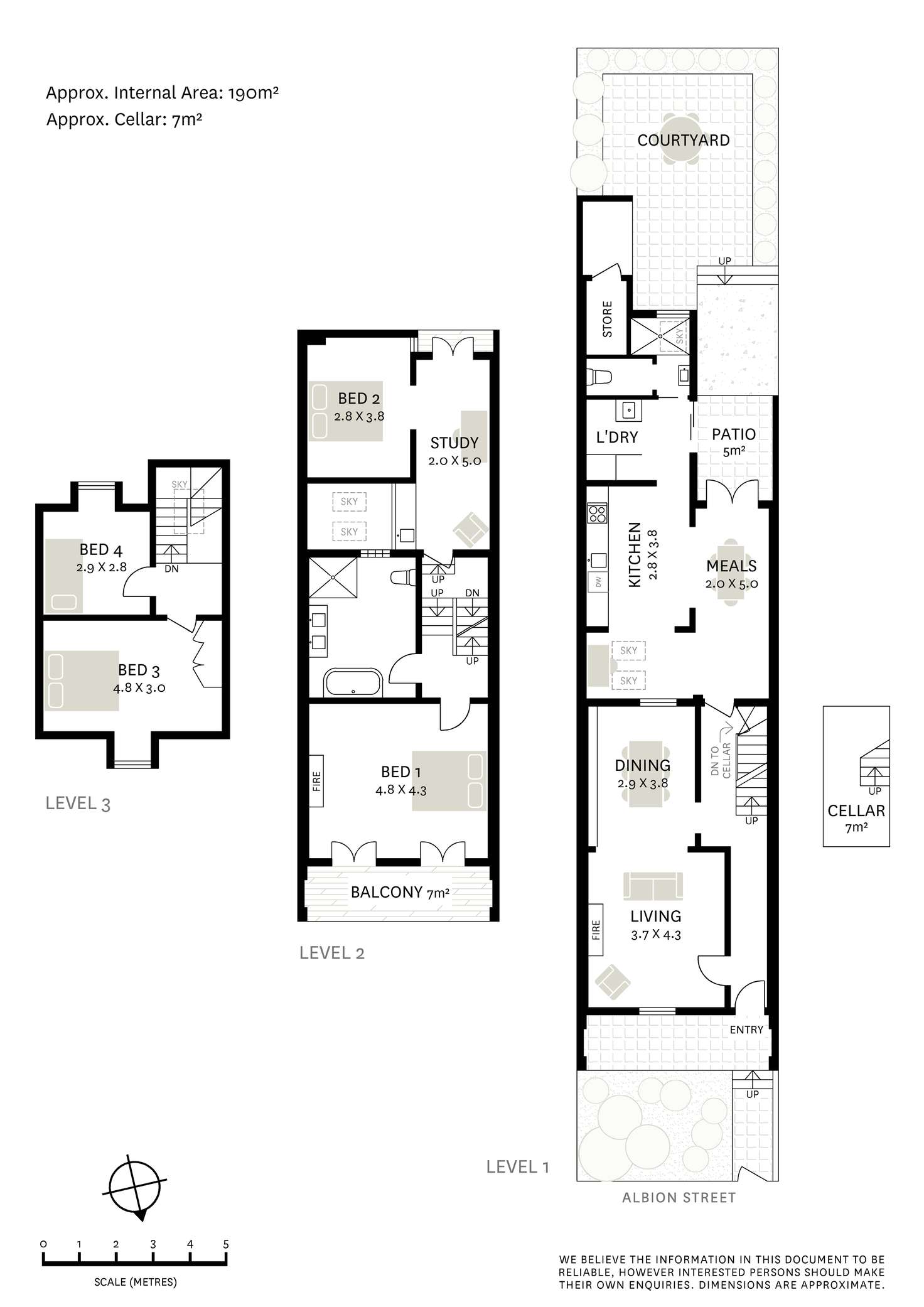 Floorplan of Homely terrace listing, 171 Albion Street, Surry Hills NSW 2010