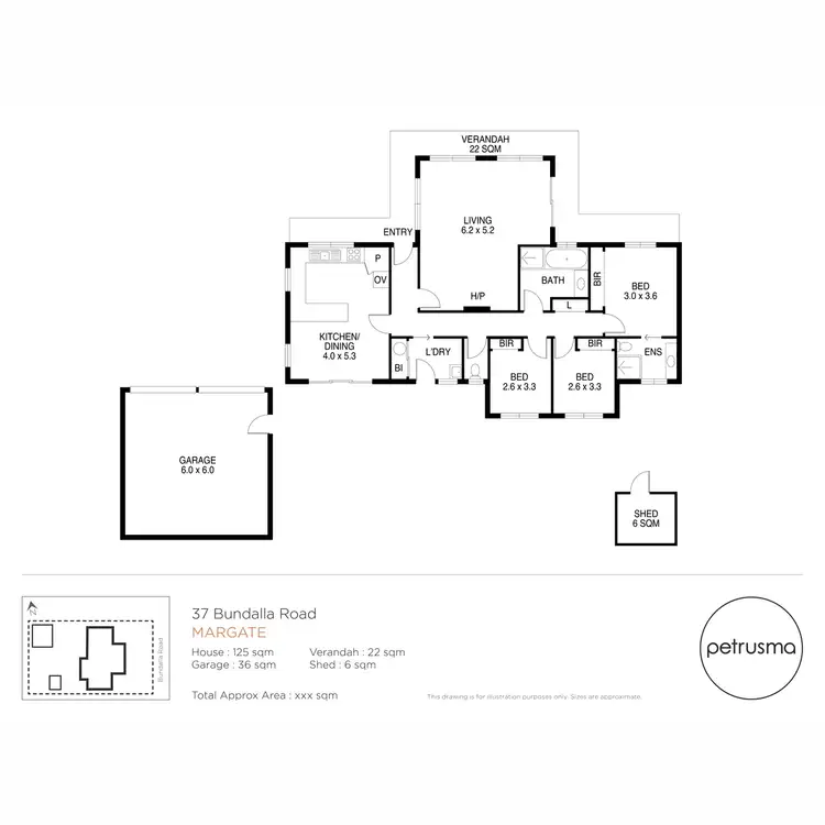 Floorplan of Homely house listing, 37 Bundalla Road, Margate TAS 7054