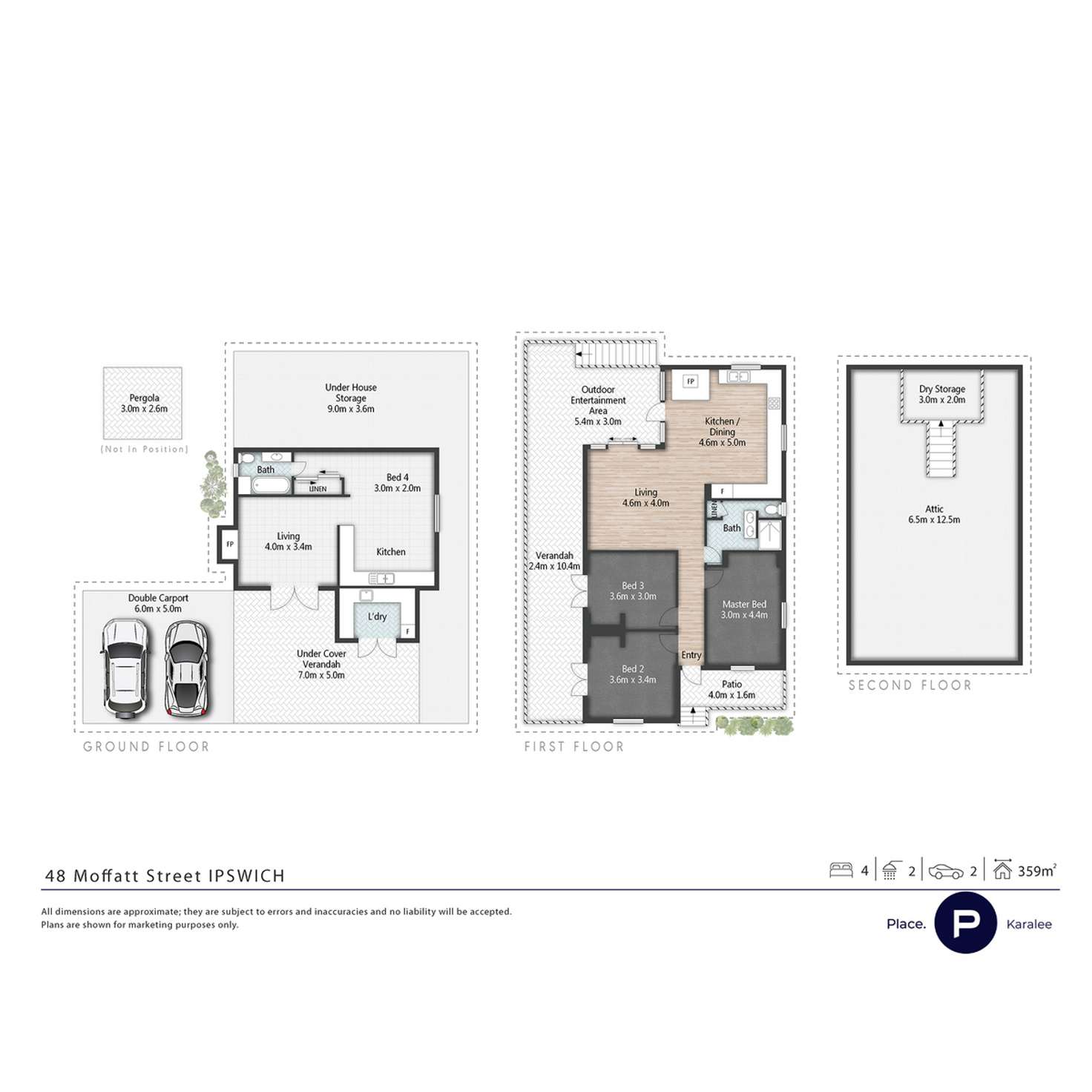 Floorplan of Homely house listing, 48 Moffatt Street, Ipswich QLD 4305