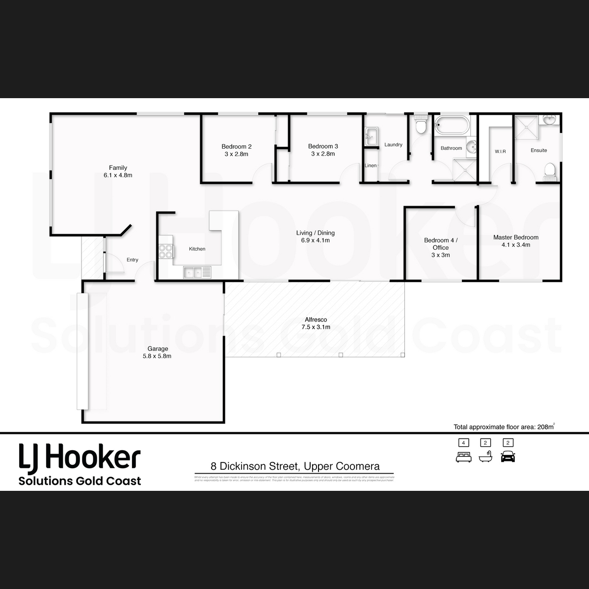 Floorplan of Homely house listing, 8 Dickinson Street, Upper Coomera QLD 4209