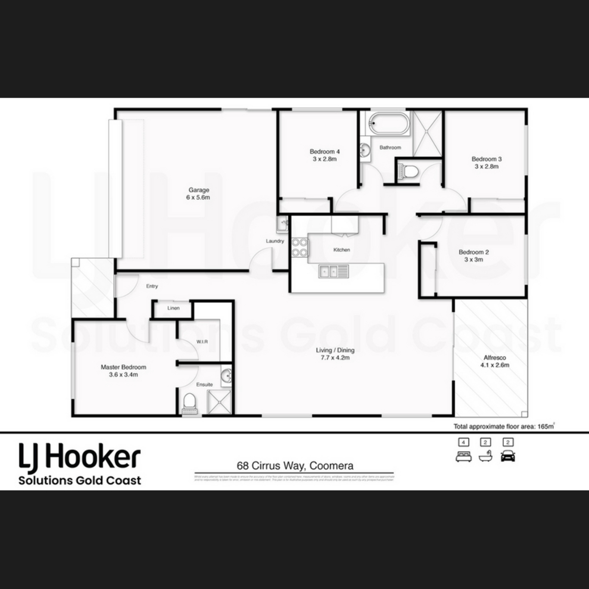 Floorplan of Homely house listing, 68 Cirrus Way, Coomera QLD 4209
