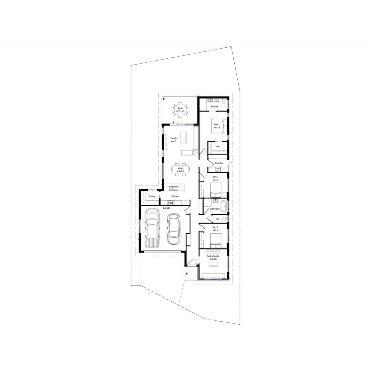 Floorplan of Homely house listing, Lot 21 Silver Wattle Place, Victoria Point QLD 4165