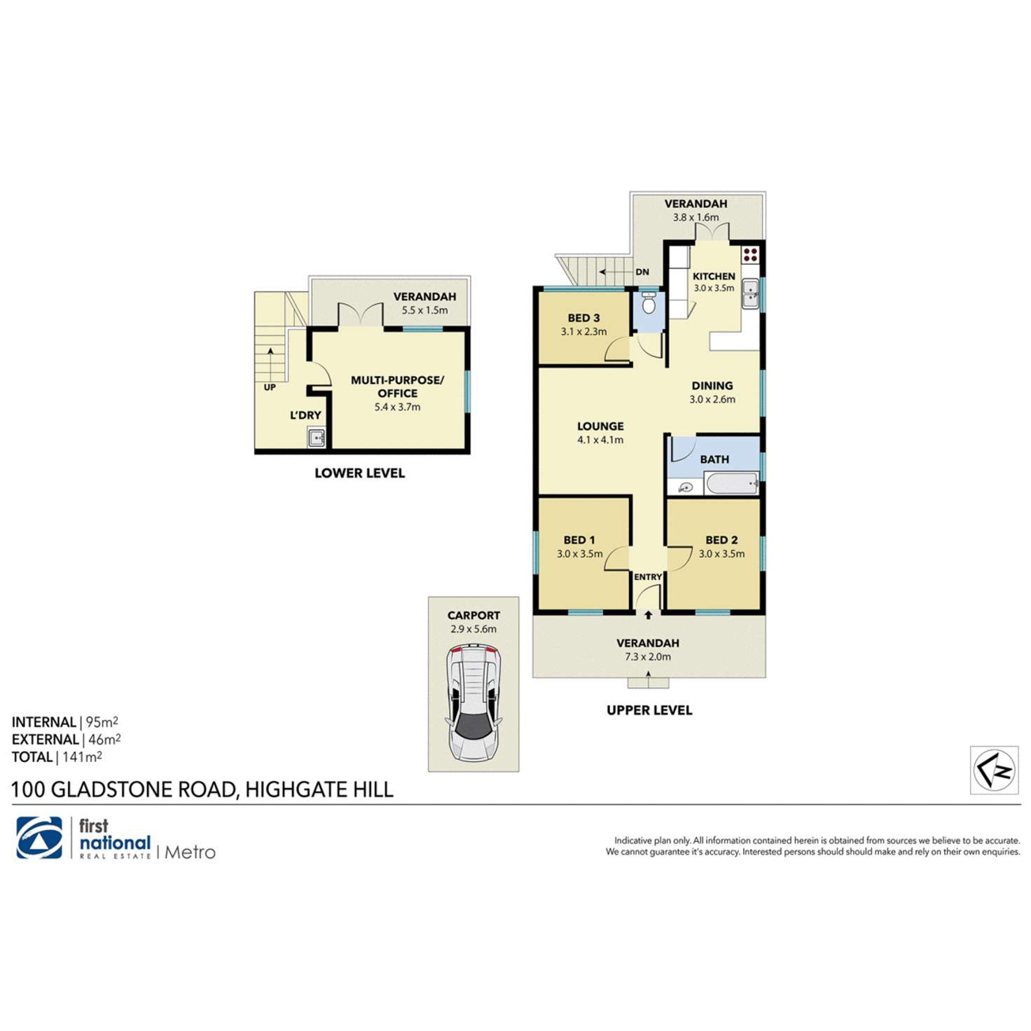 Floorplan of Homely house listing, 100 Gladstone Road, Highgate Hill QLD 4101