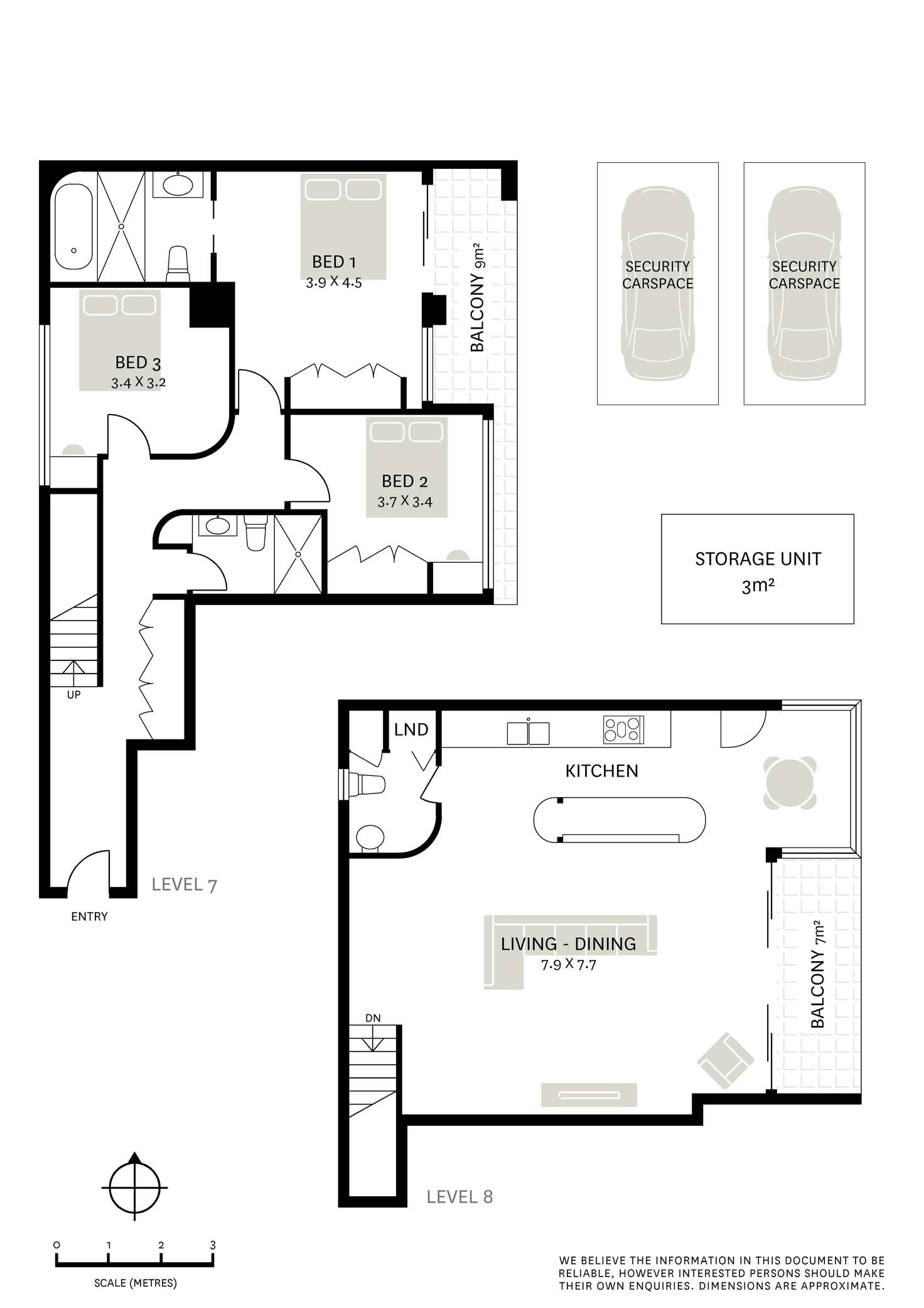 Floorplan of Homely apartment listing, 71/6 Greenknowe Avenue, Elizabeth Bay NSW 2011
