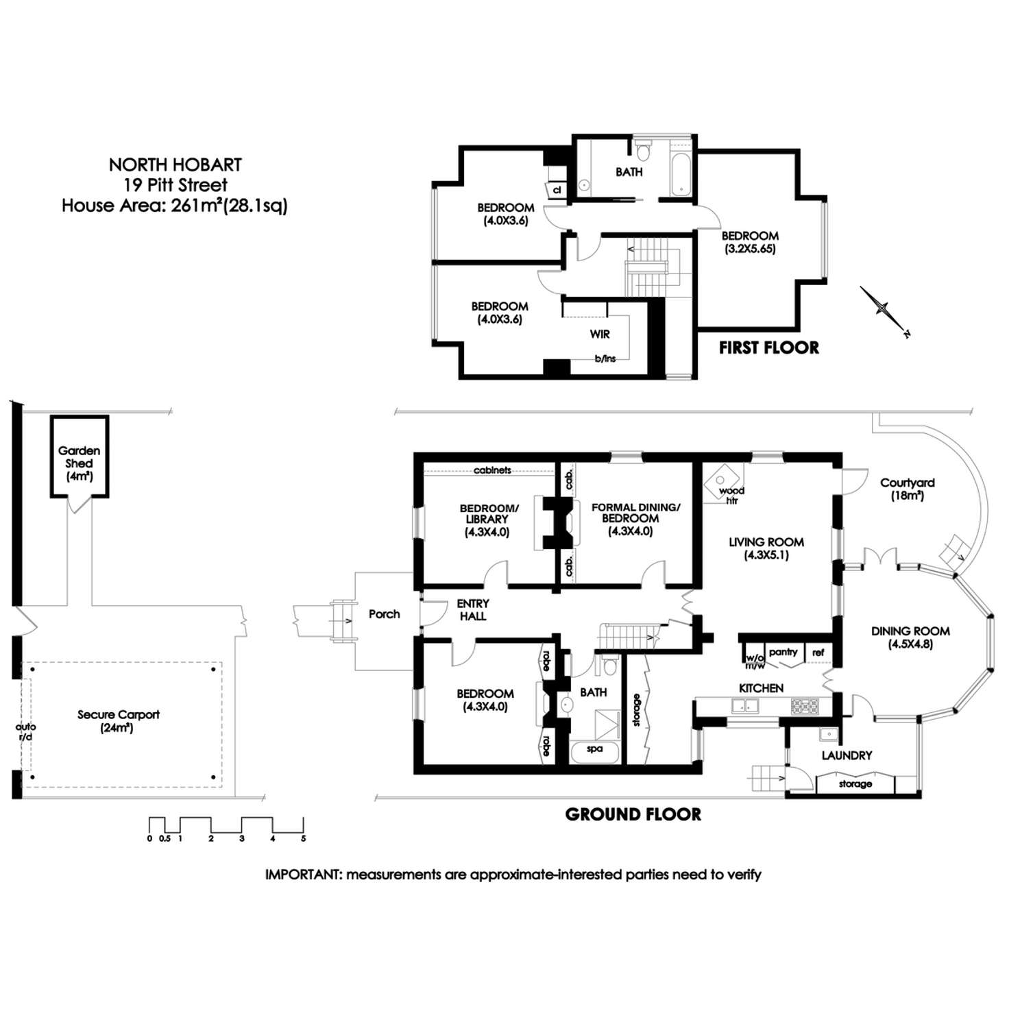 Floorplan of Homely house listing, 19 Pitt Street, North Hobart TAS 7000