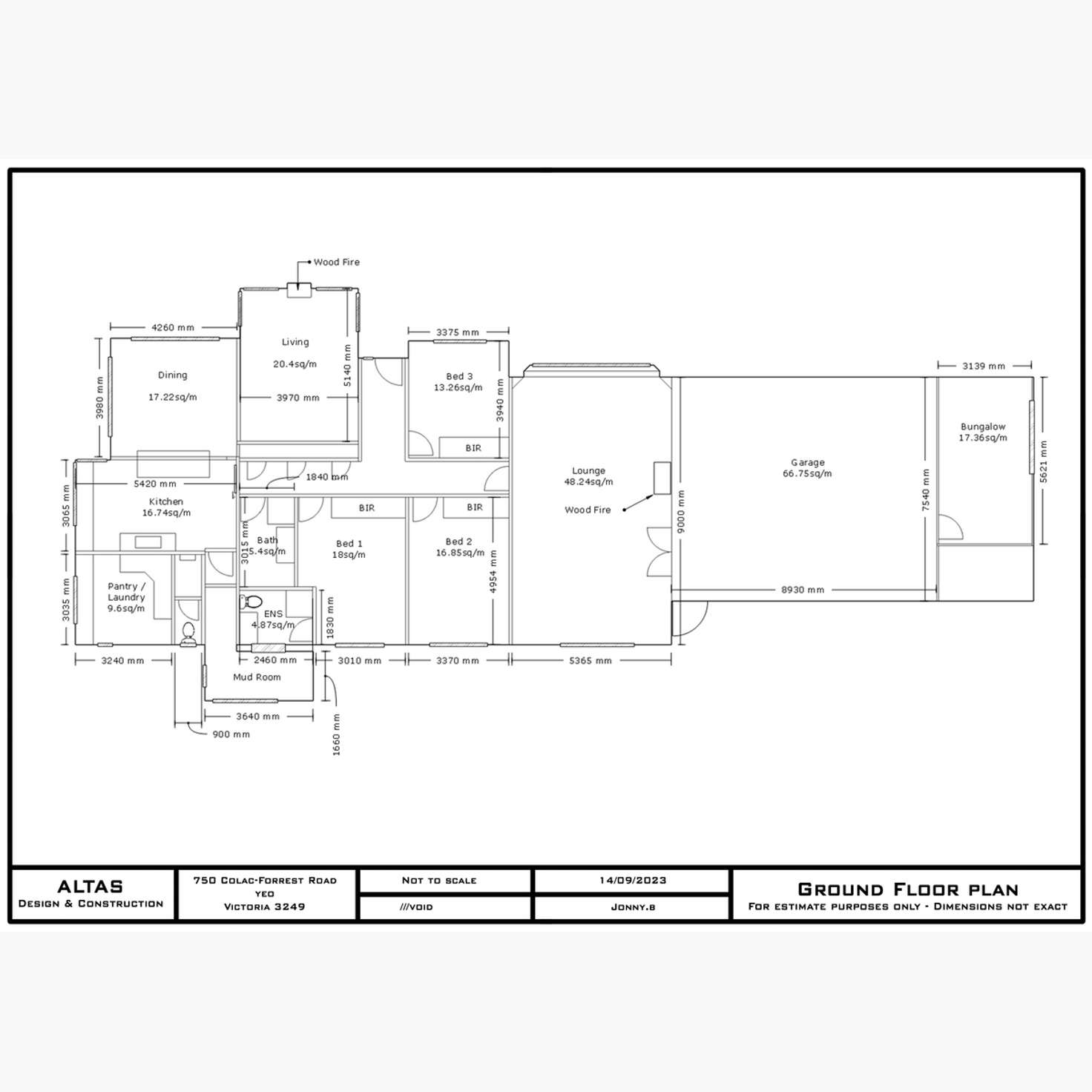 Floorplan of Homely lifestyle listing, 750 Colac-Forrest Road, Yeo VIC 3249