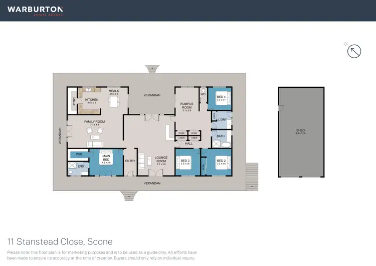 Floorplan of Homely house listing, 11 Stanstead Close, Scone NSW 2337