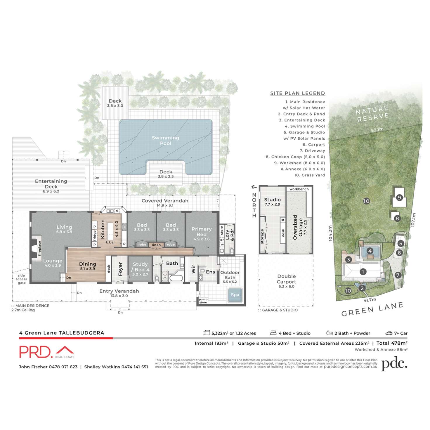 Floorplan of Homely house listing, 4 Green Lane, Tallebudgera QLD 4228