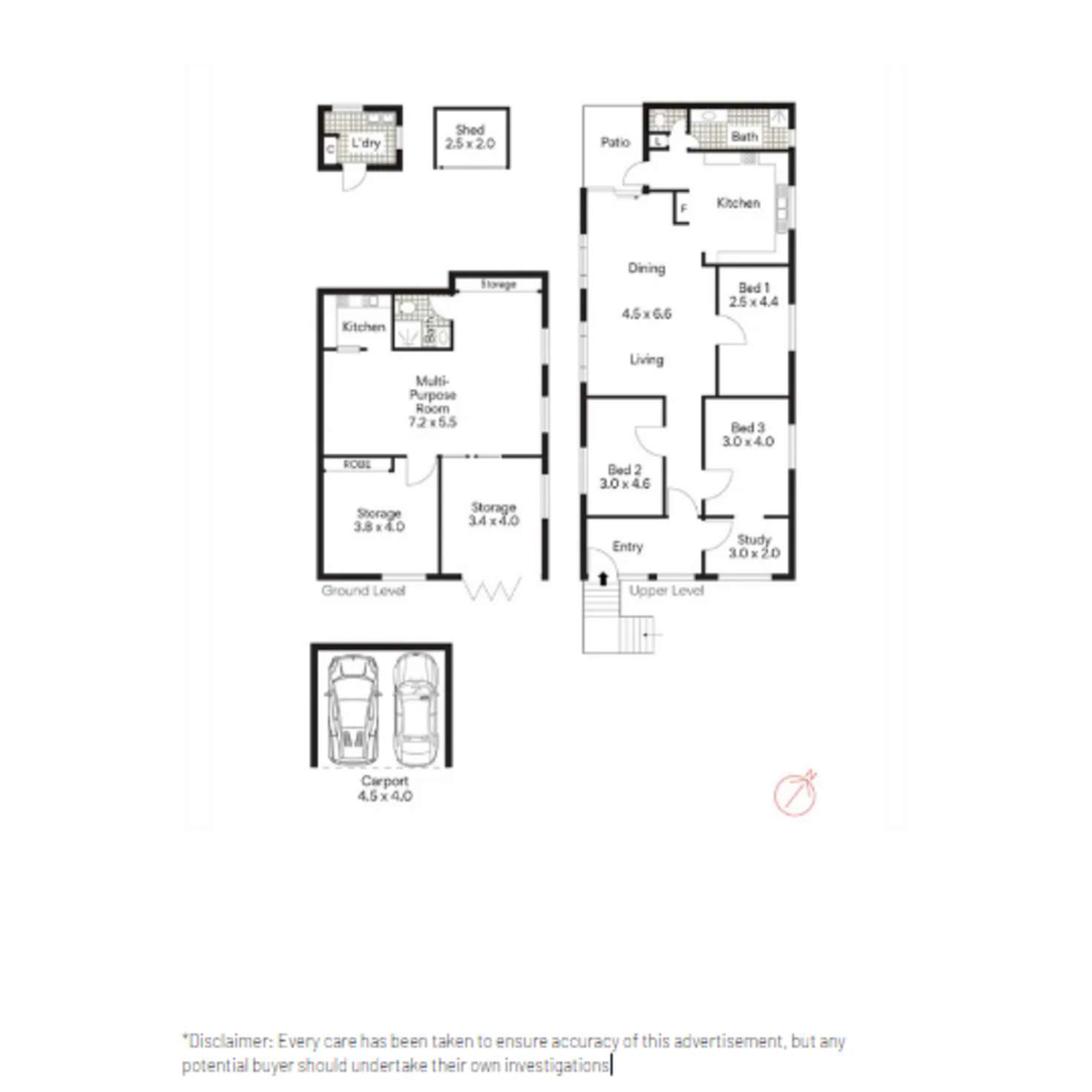 Floorplan of Homely house listing, 10 Lisson Grove, Wooloowin QLD 4030