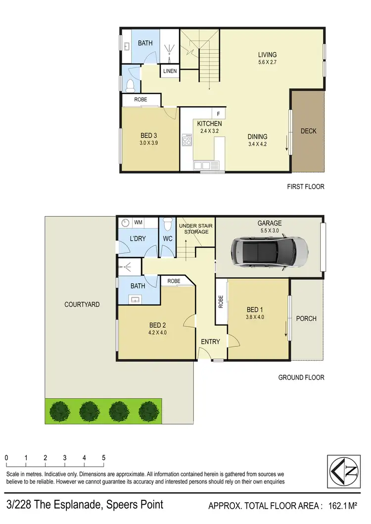Floorplan of Homely townhouse listing, 3/228 The Esplanade, Speers Point NSW 2284