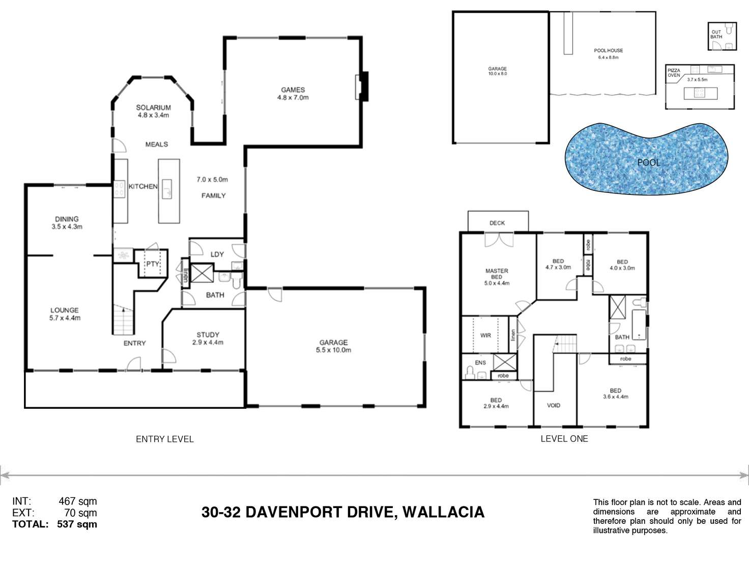 Floorplan of Homely house listing, 30-32 Davenport Drive, Wallacia NSW 2745