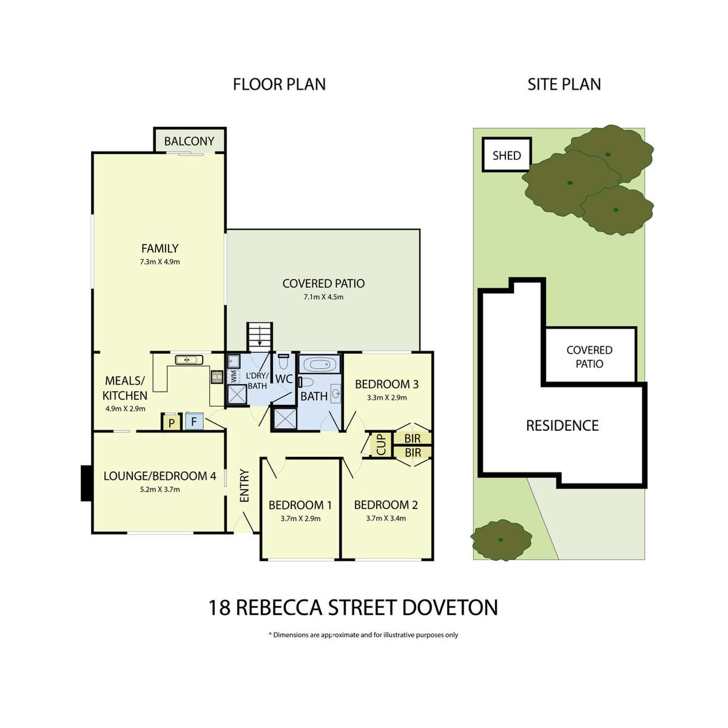 Floorplan of Homely house listing, 18 Rebecca Street, Doveton VIC 3177