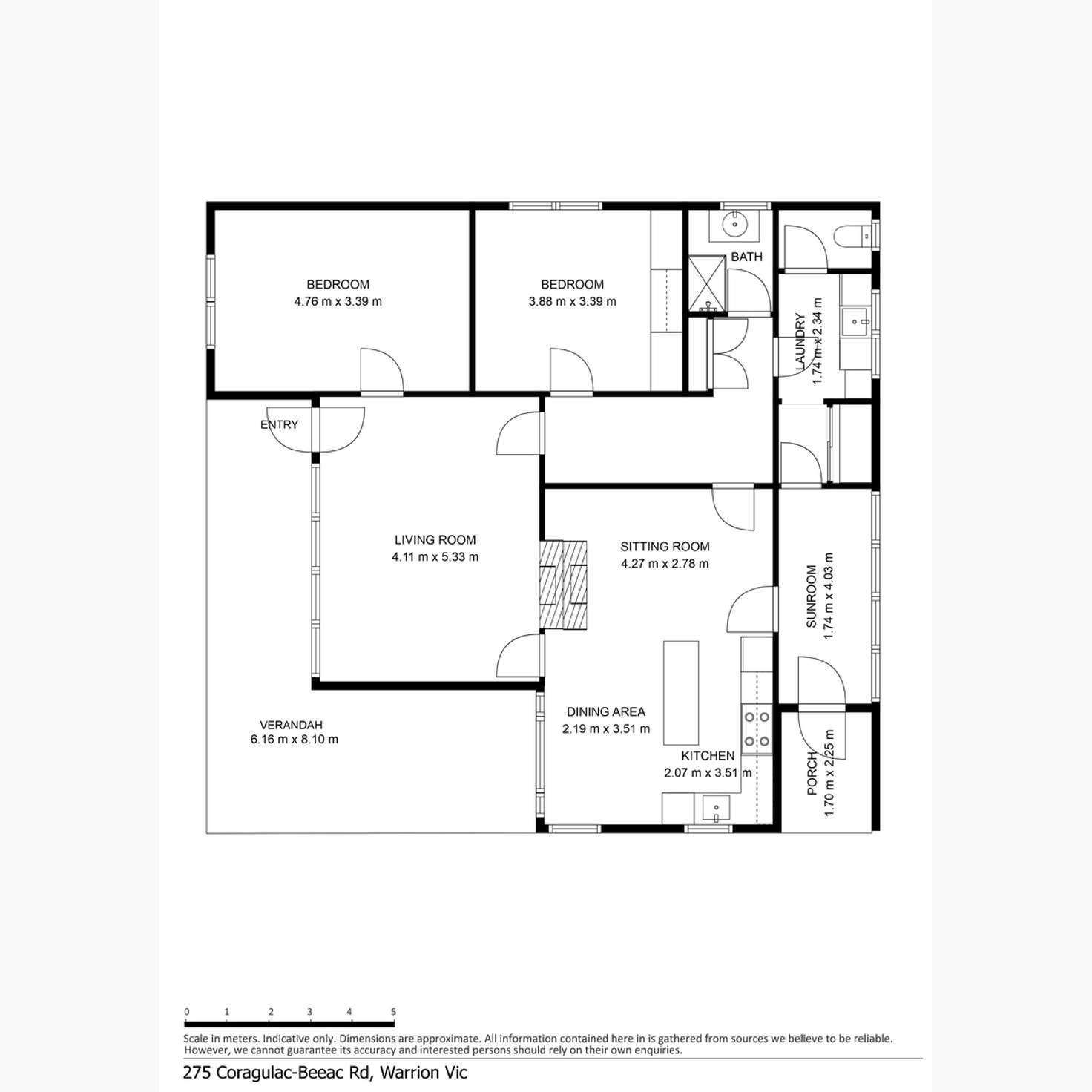 Floorplan of Homely farmlet listing, 275 Coragulac - Beeac Road, Warrion VIC 3249