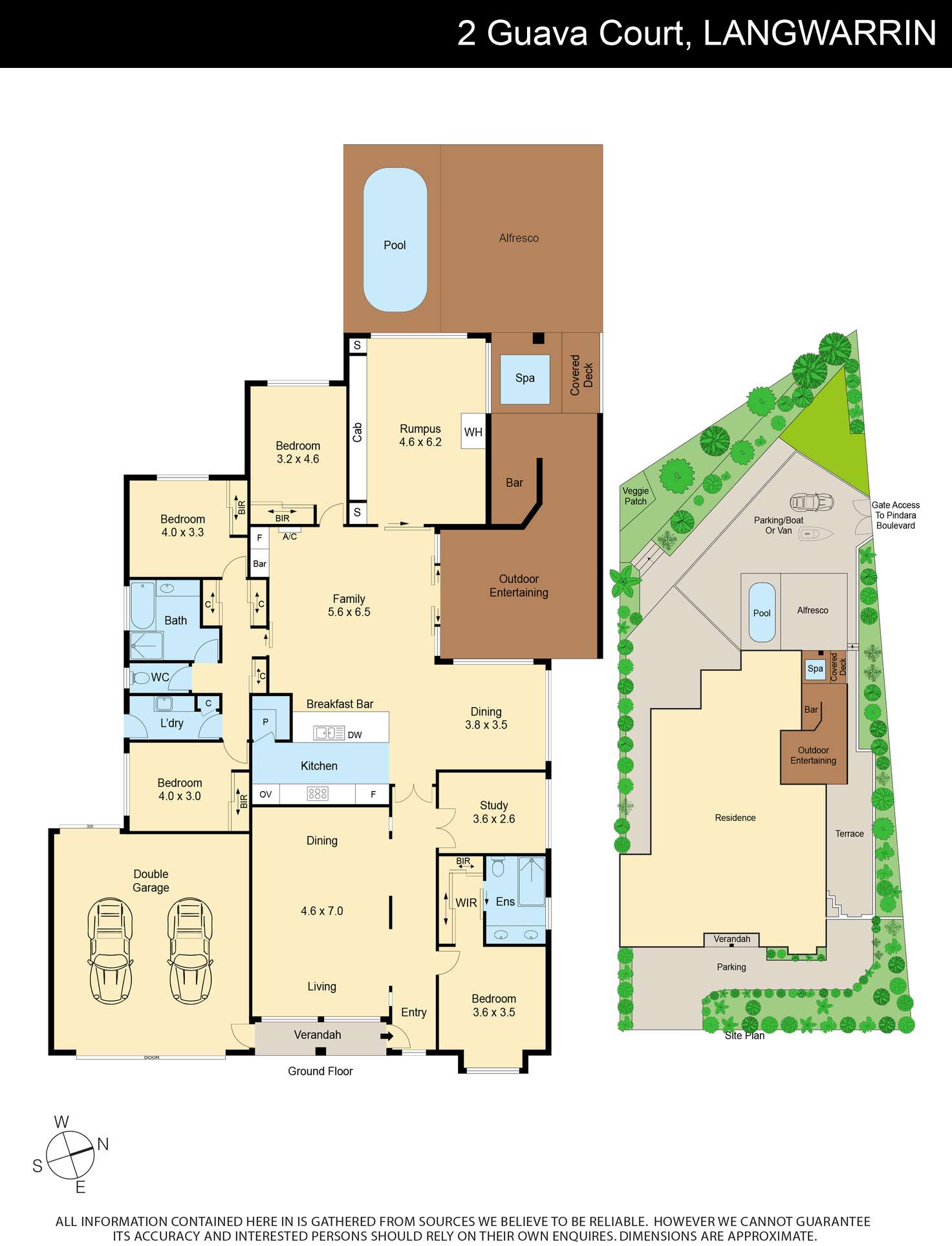 Floorplan of Homely house listing, 2 Guava Court, Langwarrin VIC 3910