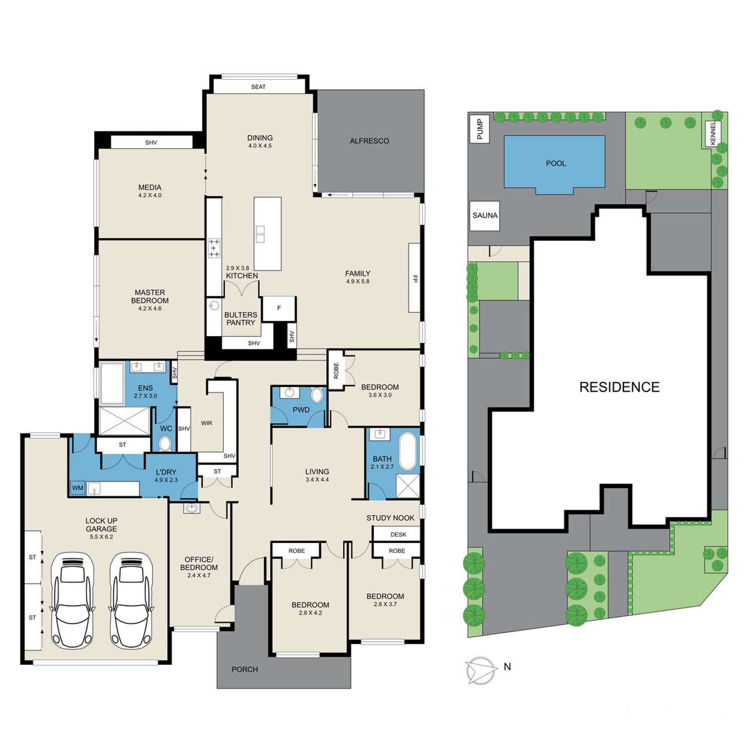 Floorplan of Homely house listing, 25 Kesterton Rise, North Rothbury NSW 2335