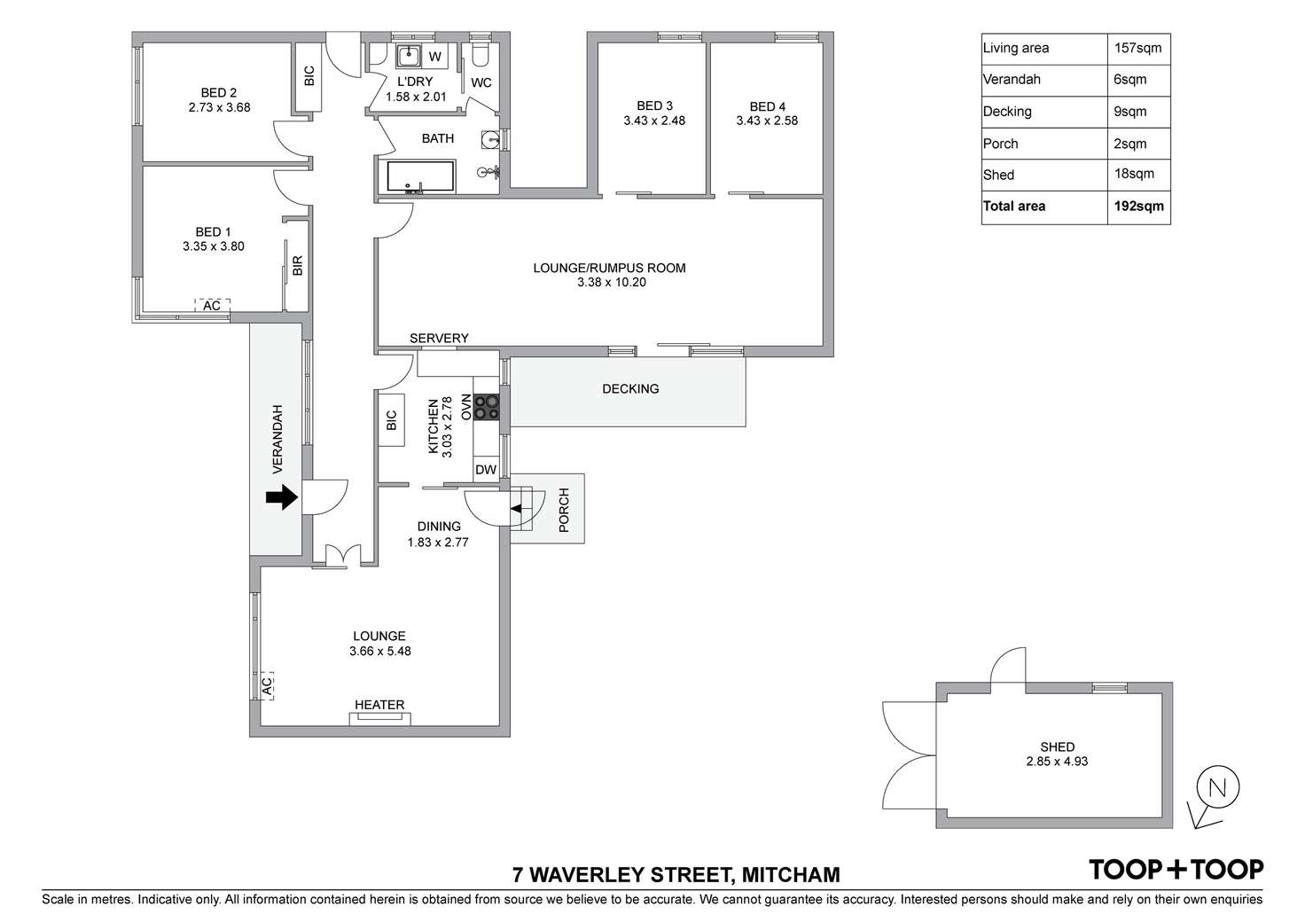 Floorplan of Homely house listing, 7 Waverley Street, Mitcham SA 5062