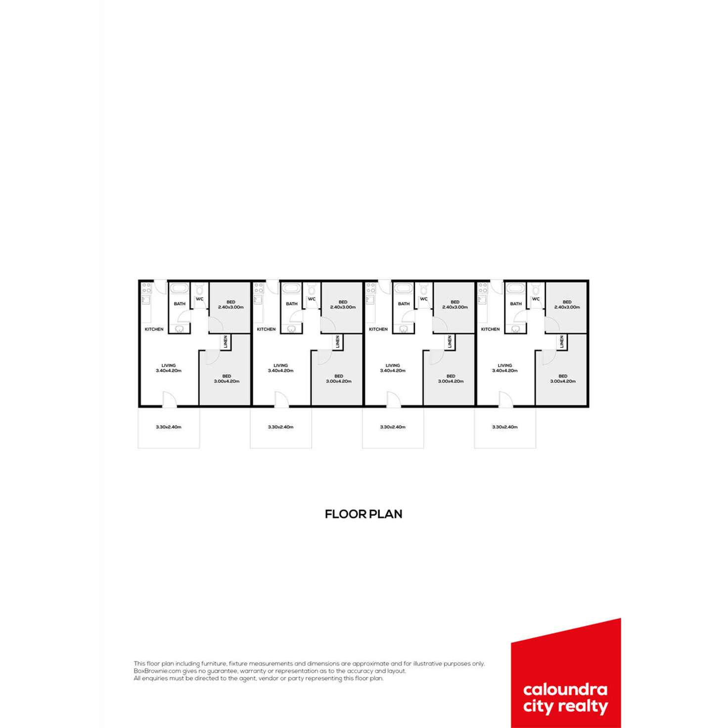Floorplan of Homely blockOfUnits listing, 4 Bradley Street, Nambour QLD 4560