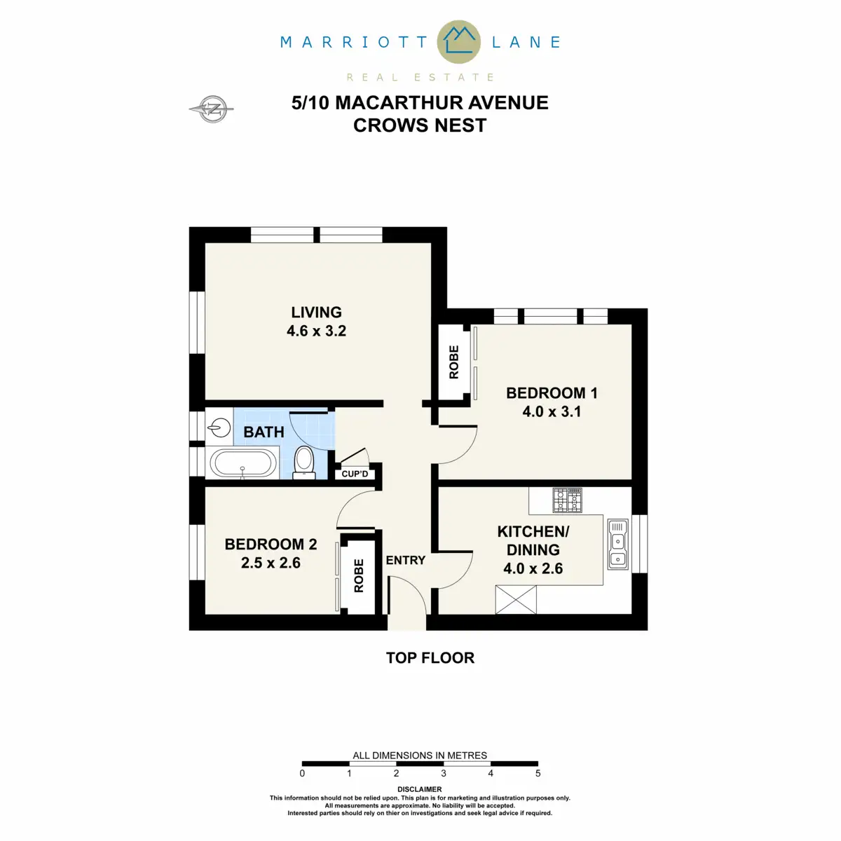 Leased Apartment 5/10 Macarthur Avenue, Crows Nest NSW 2065 - Dec 20