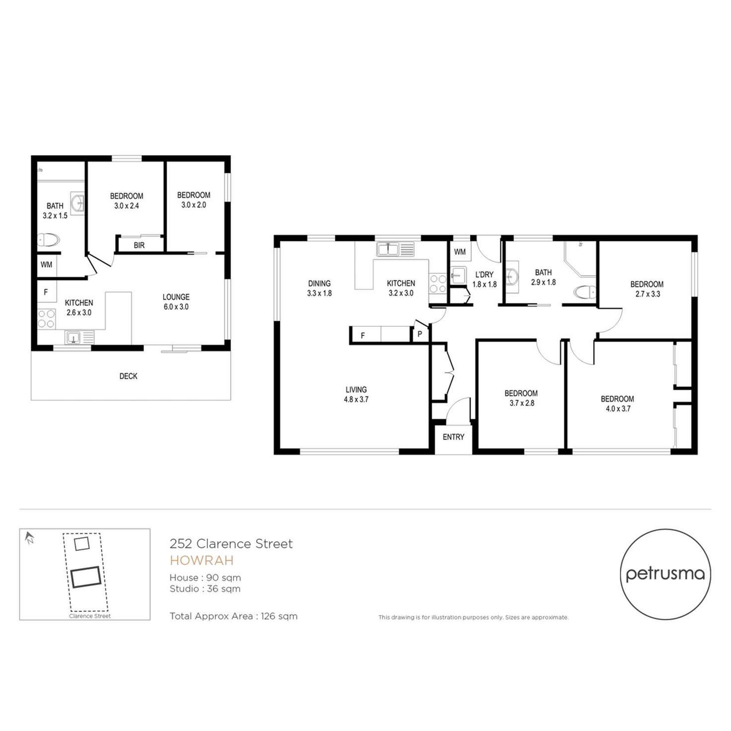 Floorplan of Homely house listing, 252 Clarence Street, Howrah TAS 7018