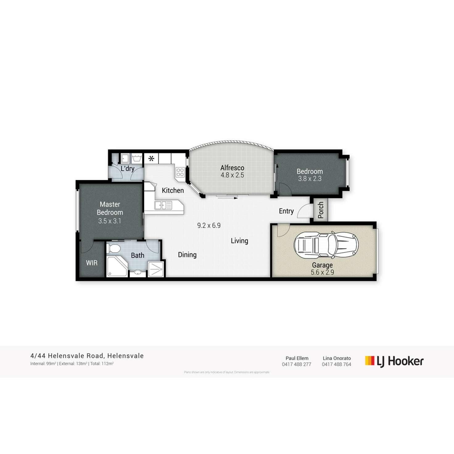 Floorplan of Homely villa listing, 4/44 Helensvale Road, Helensvale QLD 4212