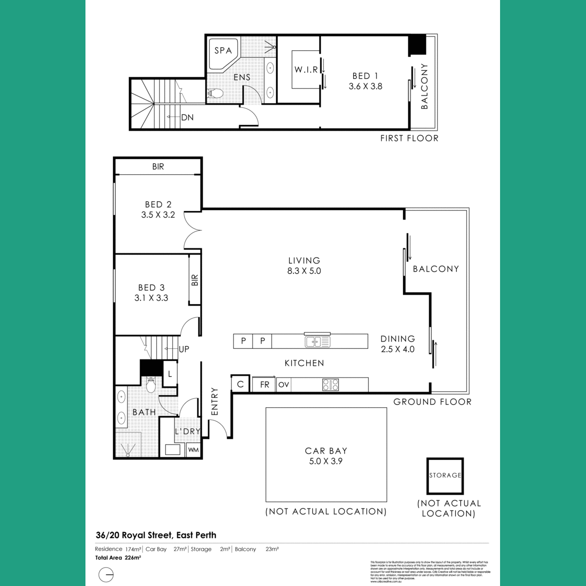 Floorplan of Homely apartment listing, 36/20 Royal Street, East Perth WA 6004