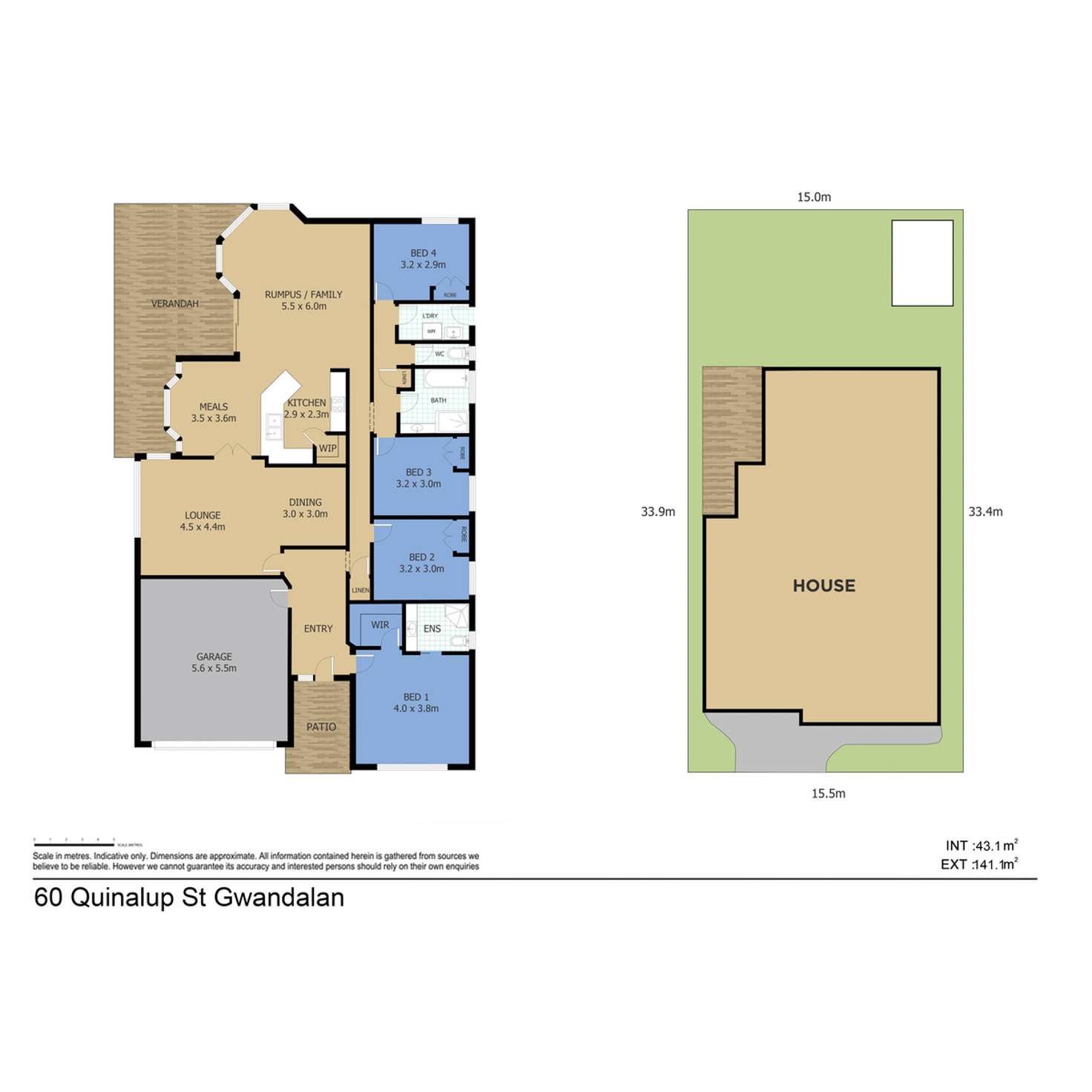 Floorplan of Homely house listing, 60 Quinalup Street, Gwandalan NSW 2259