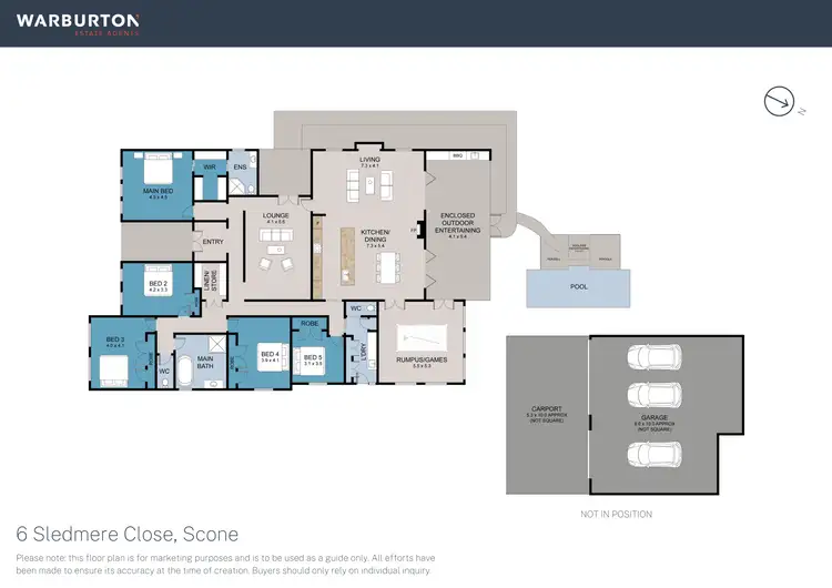 Floorplan of Homely house listing, 6 Sledmere Close, Scone NSW 2337