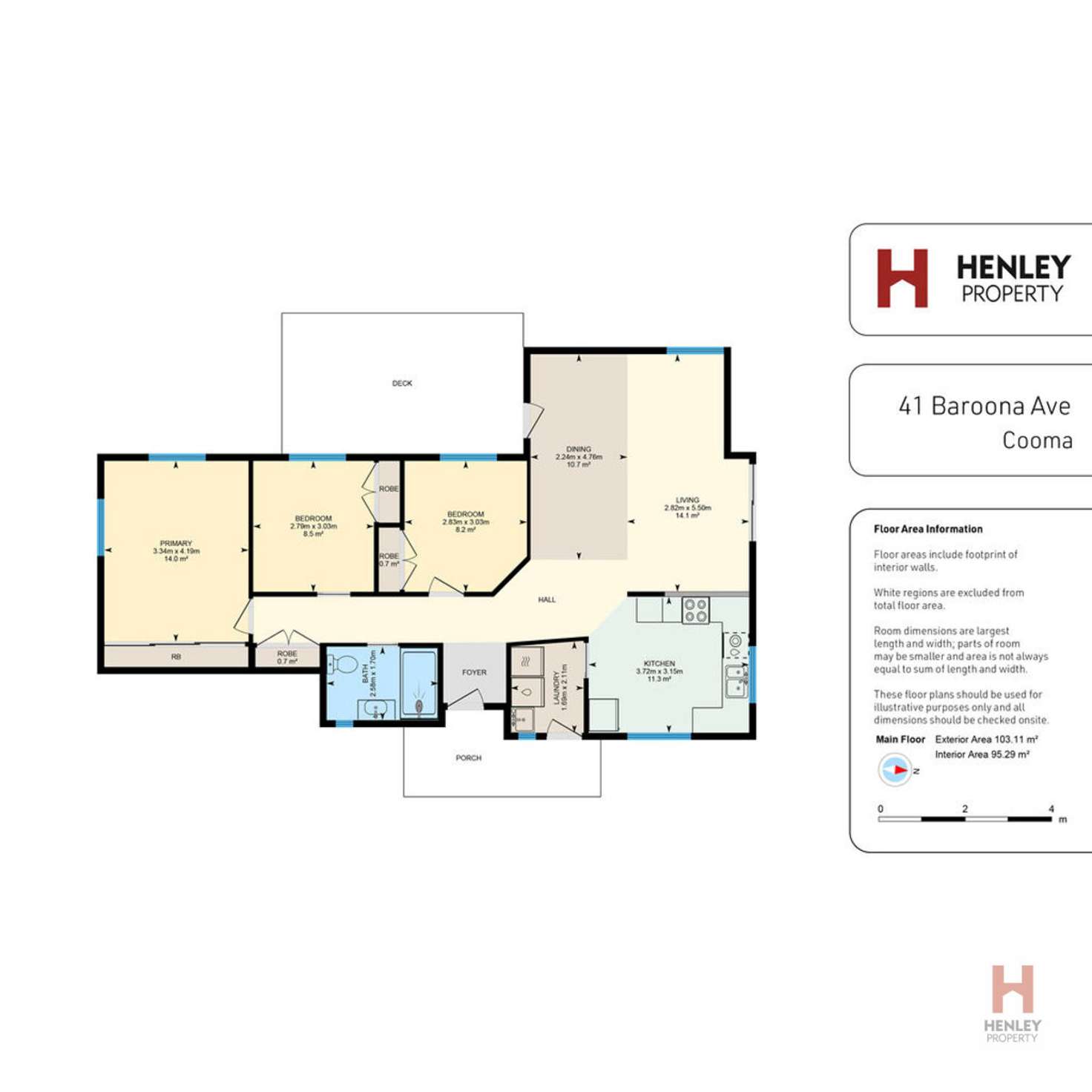 Floorplan of Homely house listing, 41 Baroona Avenue, Cooma NSW 2630