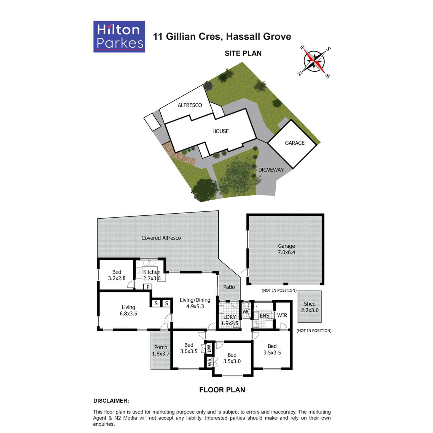 Floorplan of Homely house listing, 11 Gillian Crescent, Hassall Grove NSW 2761