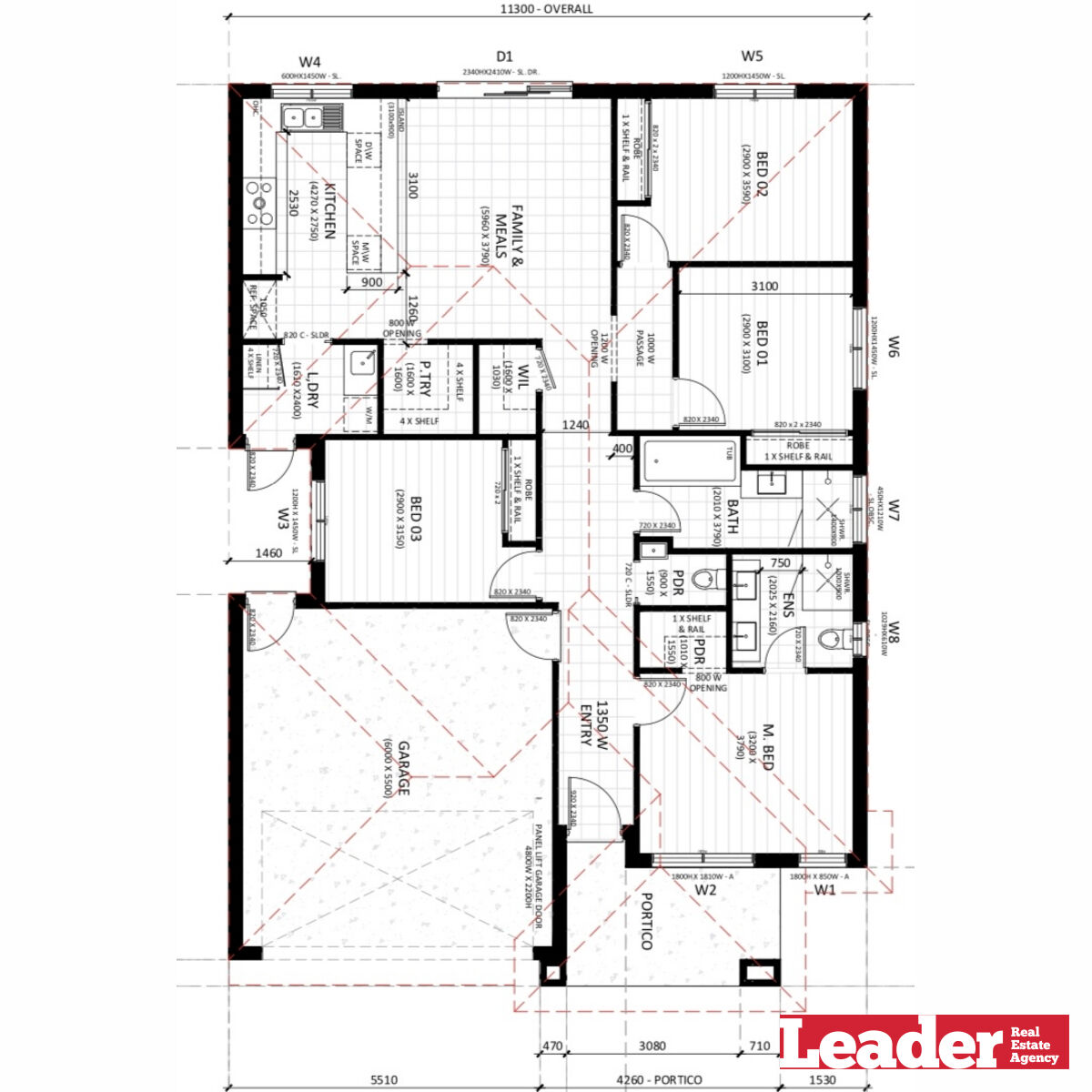 Floorplan of Homely house listing, 80 Mortar Ridge, Mernda VIC 3754