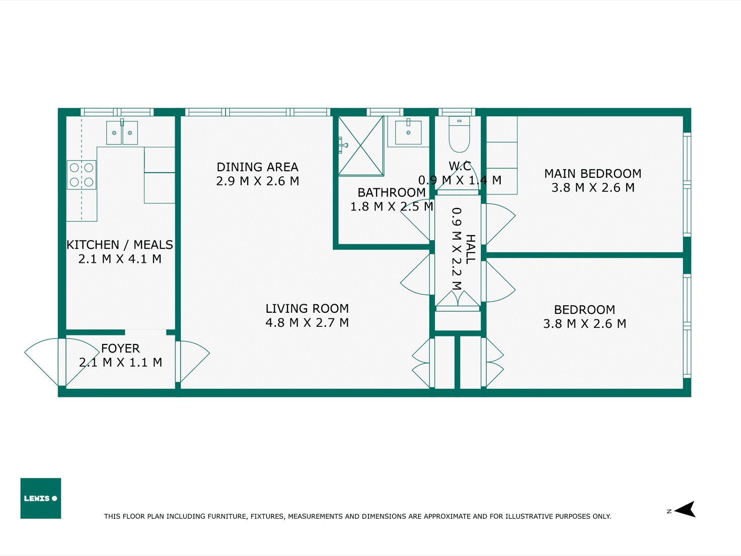 Floorplan of Homely apartment listing, 1/18 Murray Street, Brunswick West VIC 3055