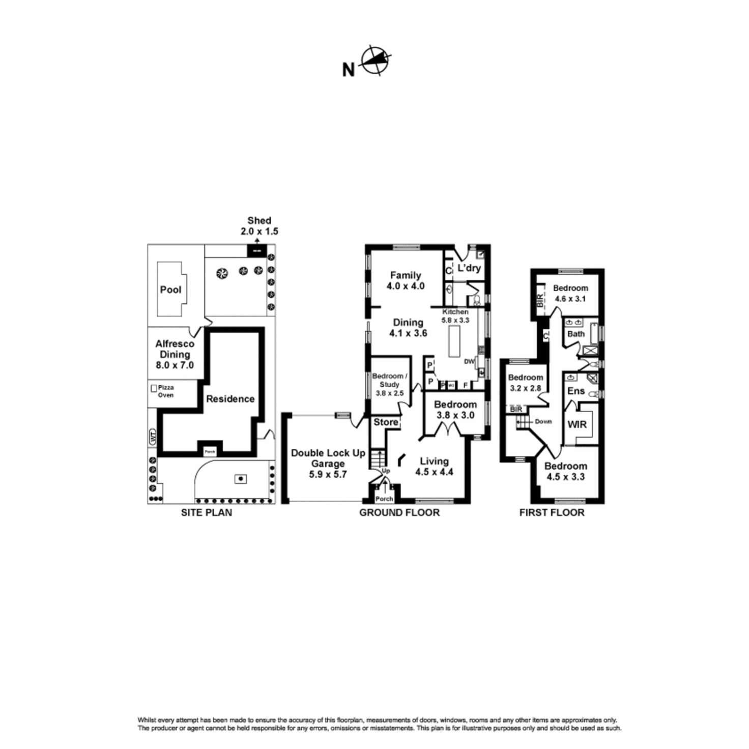 Floorplan of Homely house listing, 13 William McPherson Crescent, Seabrook VIC 3028