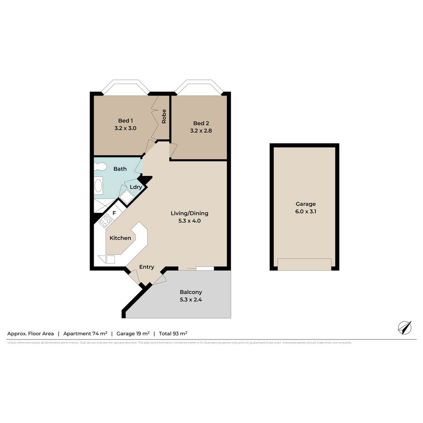 Floorplan of Homely apartment listing, 4/73 Swan Street, Gordon Park QLD 4031