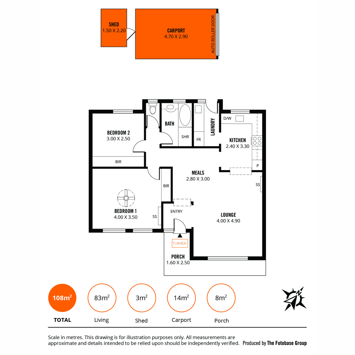 Floorplan of Homely unit listing, 4/26 McCulloch Avenue, Klemzig SA 5087