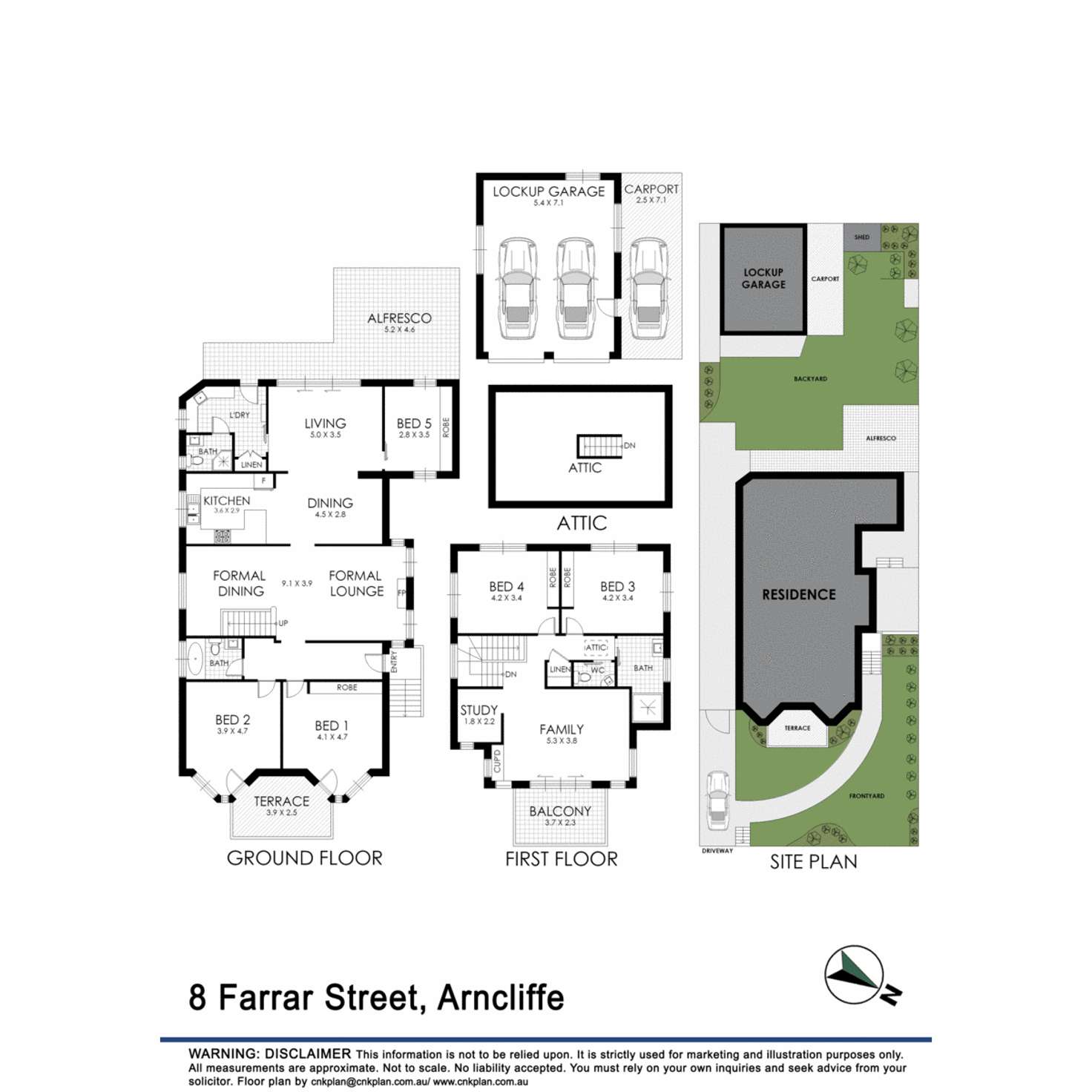 Floorplan of Homely house listing, 8 Farrar Street, Arncliffe NSW 2205