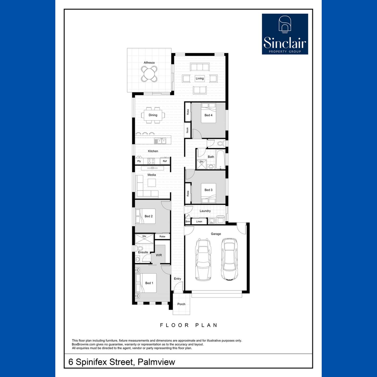 Floorplan of Homely house listing, 6 Spinifex Street, Palmview QLD 4553